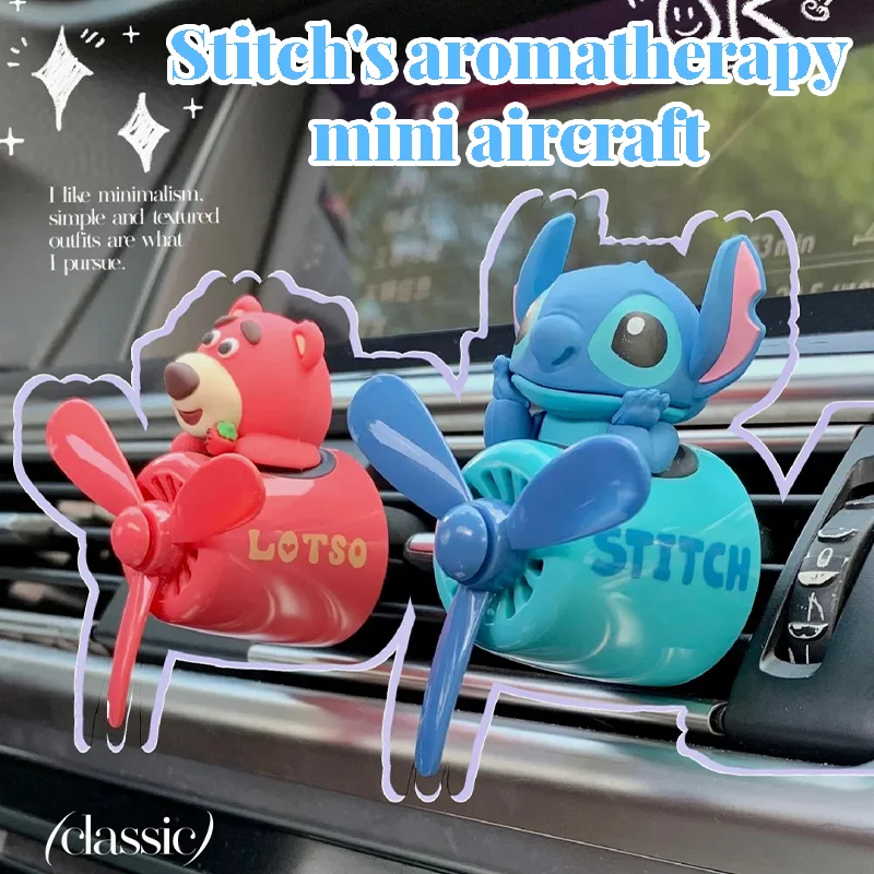 Disney Stitch Air Freshener Car Perfum Kawaii Propeller Outlet Vent Fresheners Perfume Suitable for Car Interior Decoration
Disney Stitch Air Freshener Car Perfum Kawaii Propeller Outlet Vent Fresheners Perfume Suitable for Car Interior Decoration