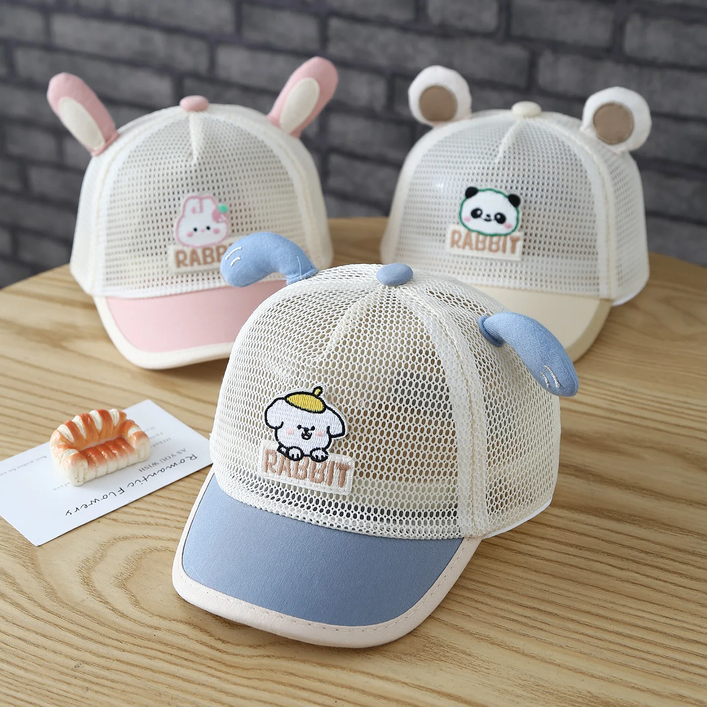Fashionable and cute animal ears all-over net fabric breathable baseball cap for summer outdoor sun protection beanie hat
Fashionable and cute animal ears all-over net fabric breathable baseball cap for summer outdoor sun protection beanie hat