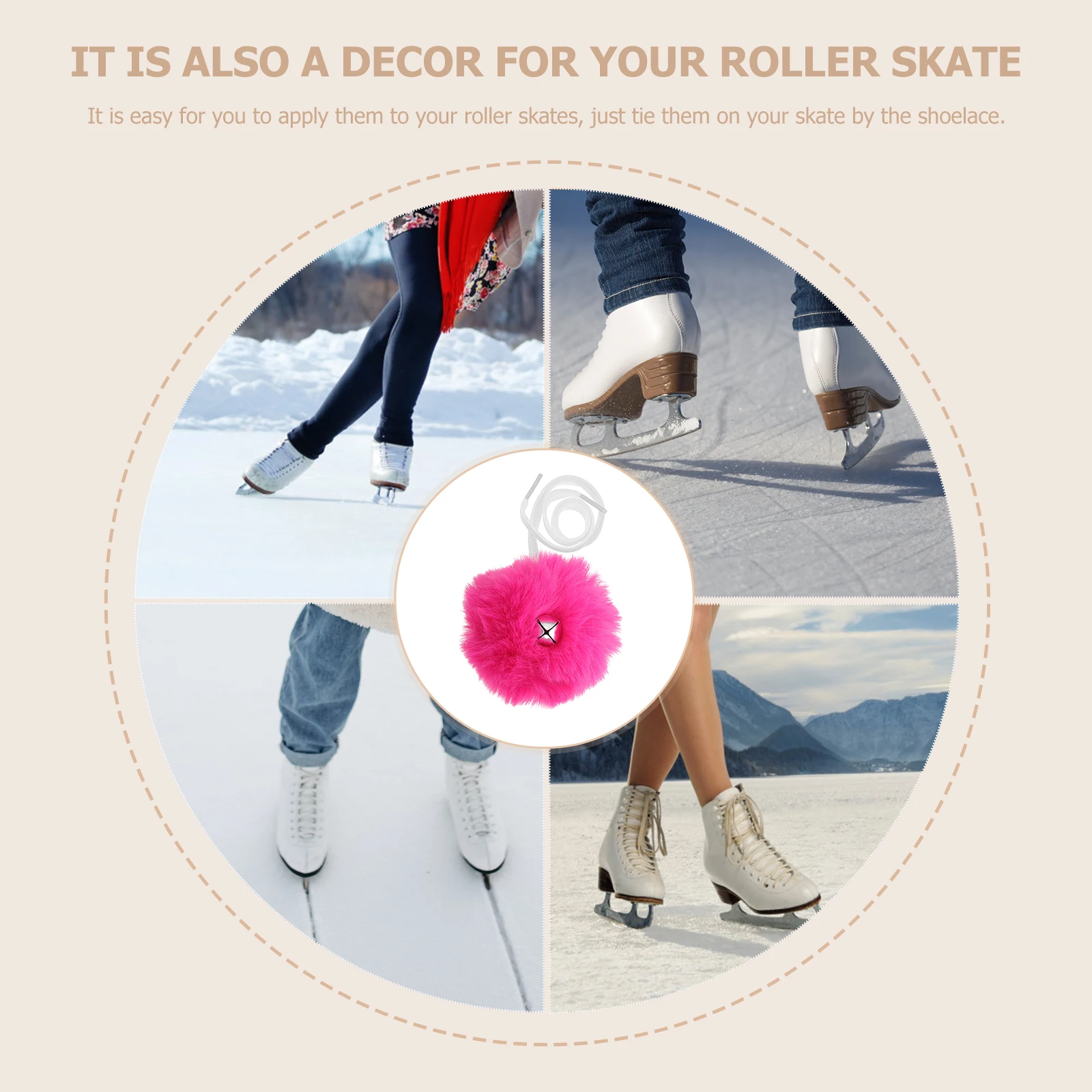 Roller Shoelaces Pom Poms Shoe Laces For Roller Speed Skates Ice Hockey Skates Girls Tie-On Poms Skating Accessories
Roller Shoelaces Pom Poms Shoe Laces For Roller Speed Skates Ice Hockey Skates Girls Tie-On Poms Skating Accessories