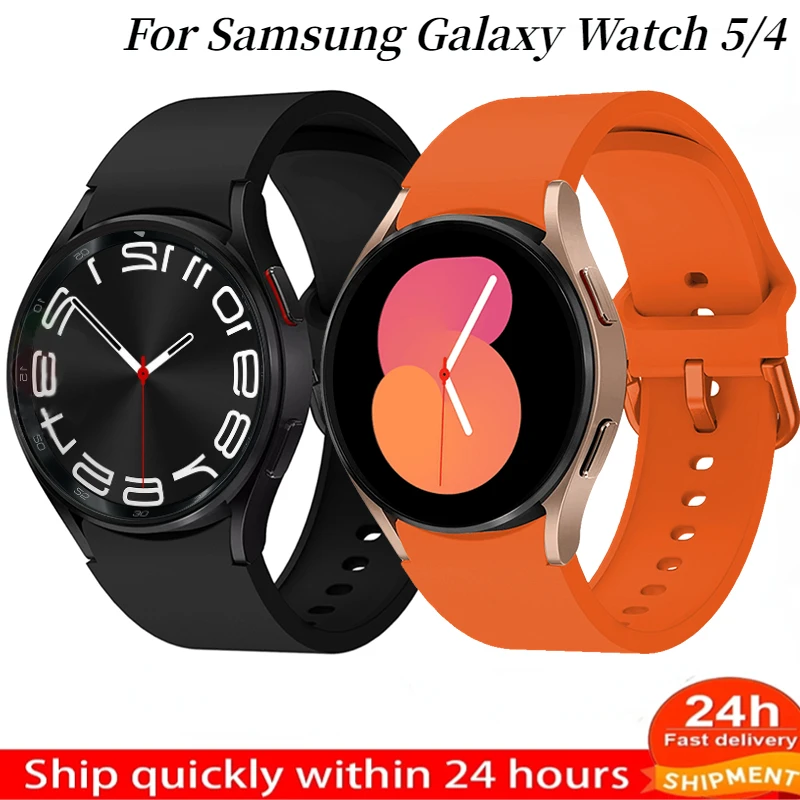 20MM Silicone Strap For Samsung Galaxy Watch 6/5/4 40mm 44mm 5 Pro 45mm Bracelet Belt For Galaxy Watch 6 Classic 47mm 43mm belt
20MM Silicone Strap For Samsung Galaxy Watch 6/5/4 40mm 44mm 5 Pro 45mm Bracelet Belt For Galaxy Watch 6 Classic 47mm 43mm belt