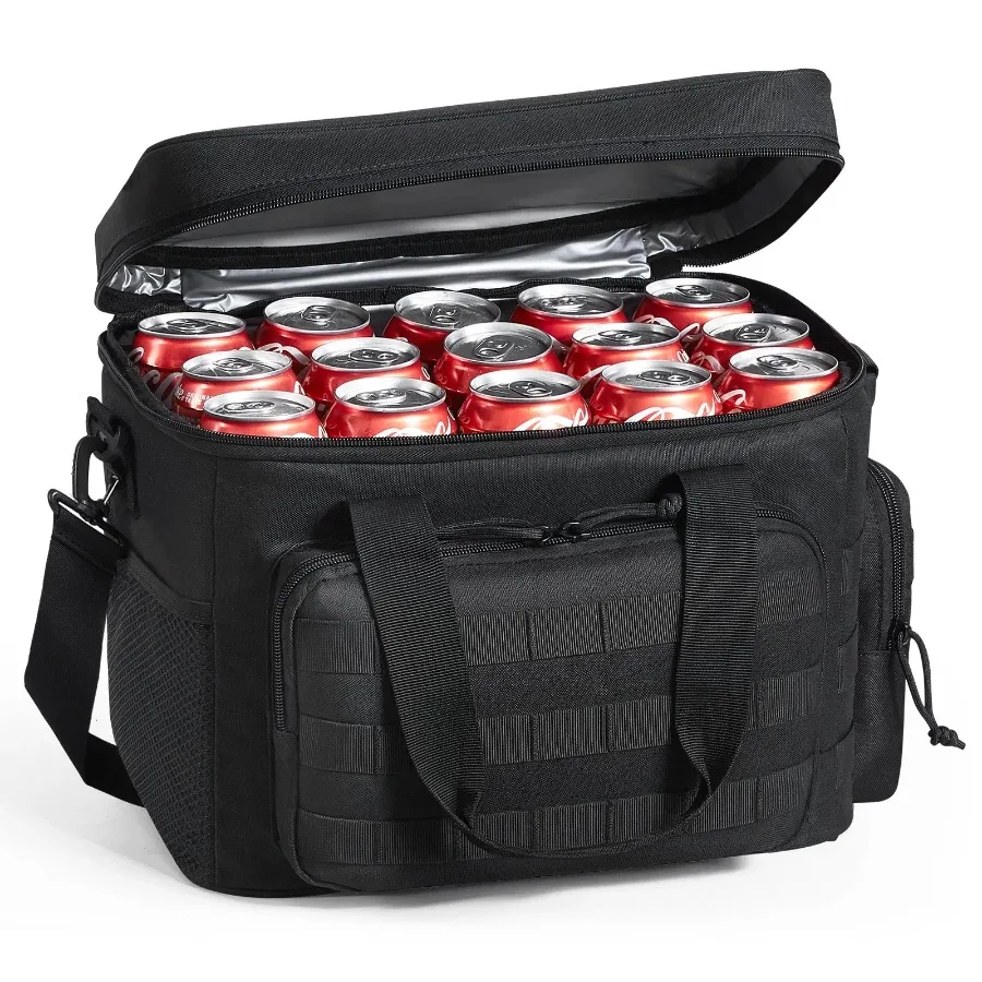Cooler Bag 20L Insulated Lunch Bag with Molle Design and Multi-Pocket 600D Cooler Lunch Box with Removable Storage Bags Soft C
Cooler Bag 20L Insulated Lunch Bag with Molle Design and Multi-Pocket 600D Cooler Lunch Box with Removable Storage Bags Soft C