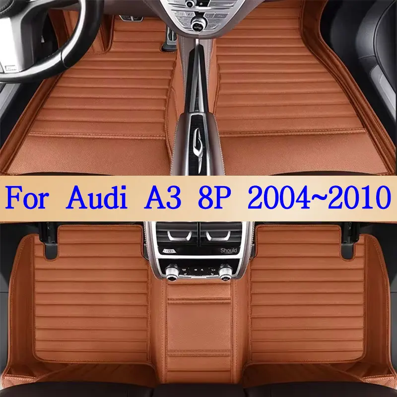 Car Floor Mats Suitable for Audi A3 8P 2004~2010 Anti slip and wear-resistant PU leather car interior mat
Car Floor Mats Suitable for Audi A3 8P 2004~2010 Anti slip and wear-resistant PU leather car interior mat