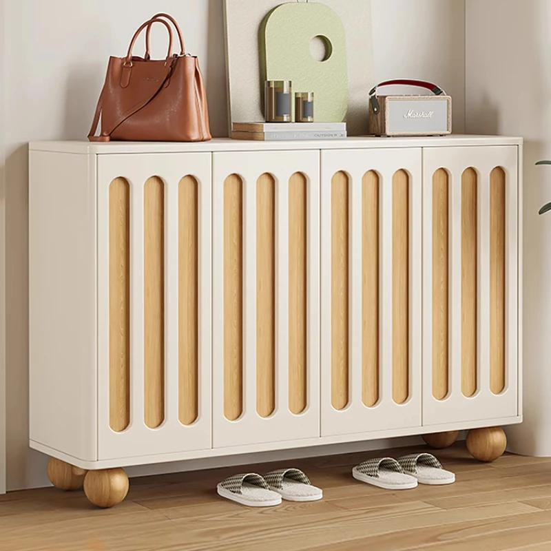 Nordic Modern Shoe Cabinet Cream Style Home Entrance Indoor Entrance Large Capacity Door Storage Shoe Rack Mueble Zapatero
Nordic Modern Shoe Cabinet Cream Style Home Entrance Indoor Entrance Large Capacity Door Storage Shoe Rack Mueble Zapatero