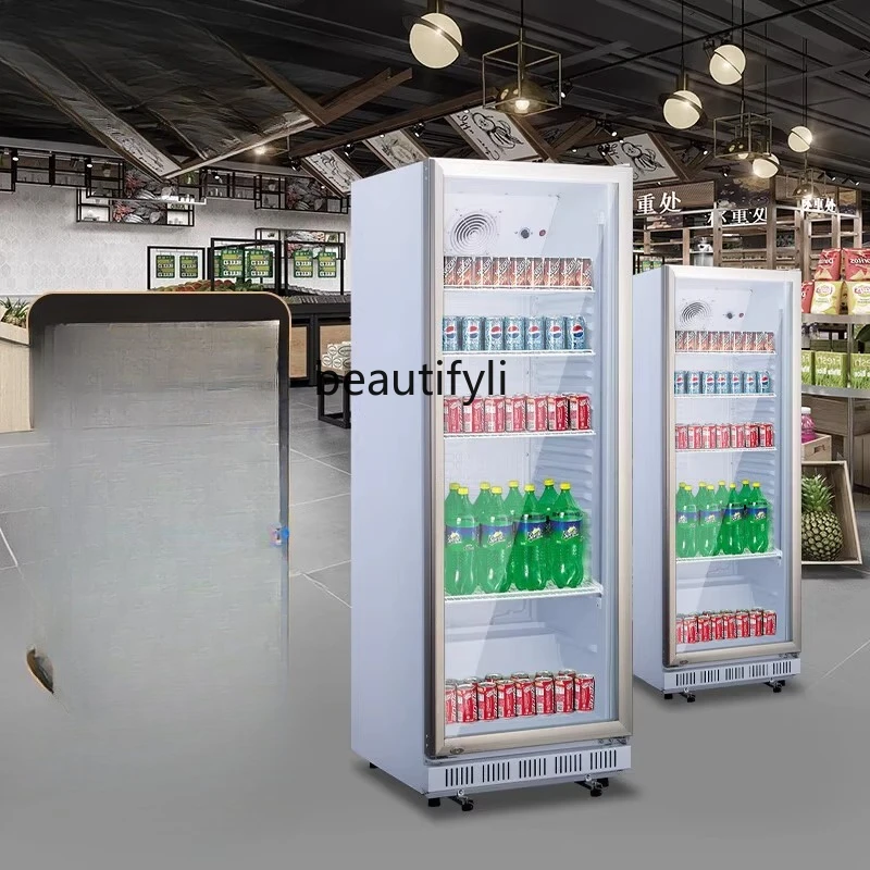 Single door without light box Small display cabinet does not take up space Carry small beverage cabinet
Single door without light box Small display cabinet does not take up space Carry small beverage cabinet