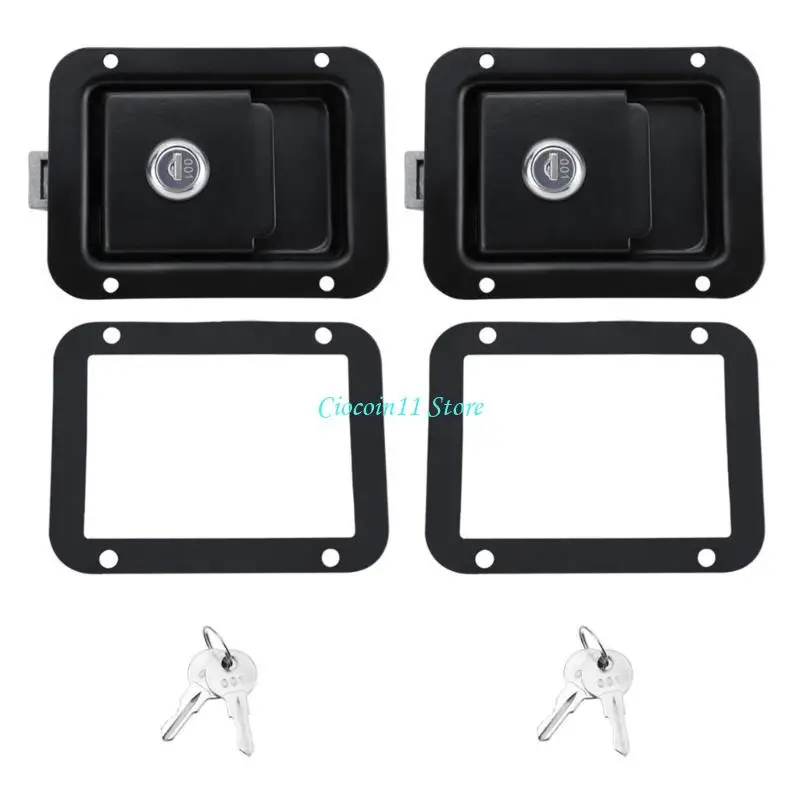 Y1UB Metal Door Lock Entry Handle Latches Adjustable Door Lock Trailer Accessory for Travel Trailer & Secure Installation
Y1UB Metal Door Lock Entry Handle Latches Adjustable Door Lock Trailer Accessory for Travel Trailer & Secure Installation