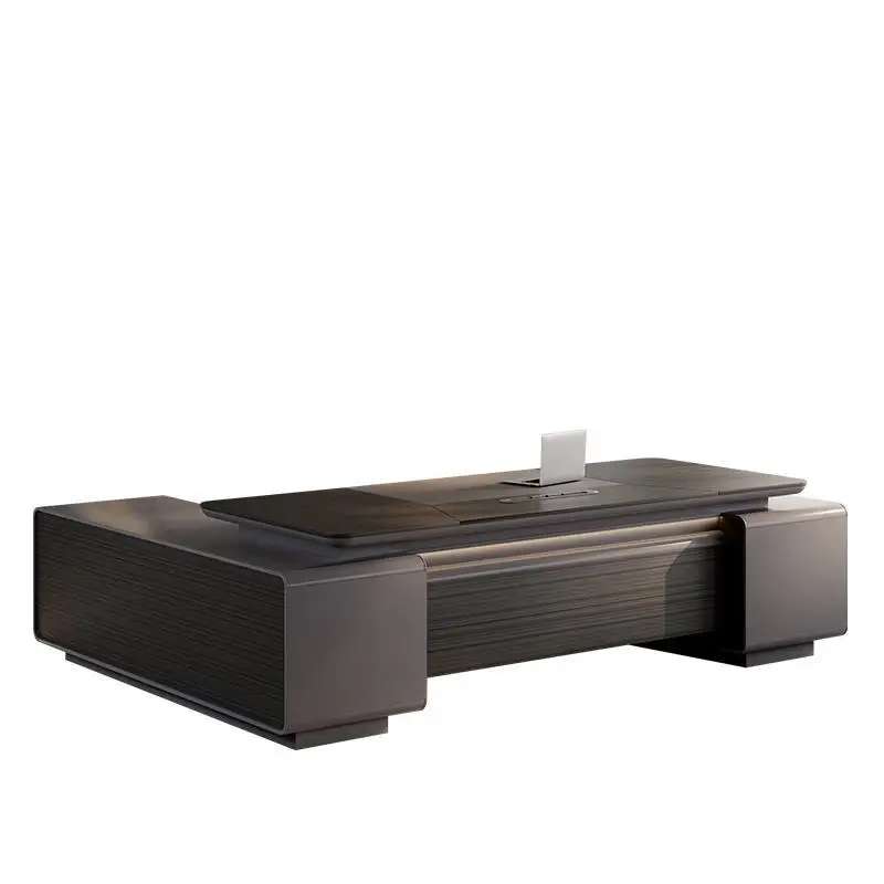 Office desk and chair combination simple modern light luxury president large desk
Office desk and chair combination simple modern light luxury president large desk