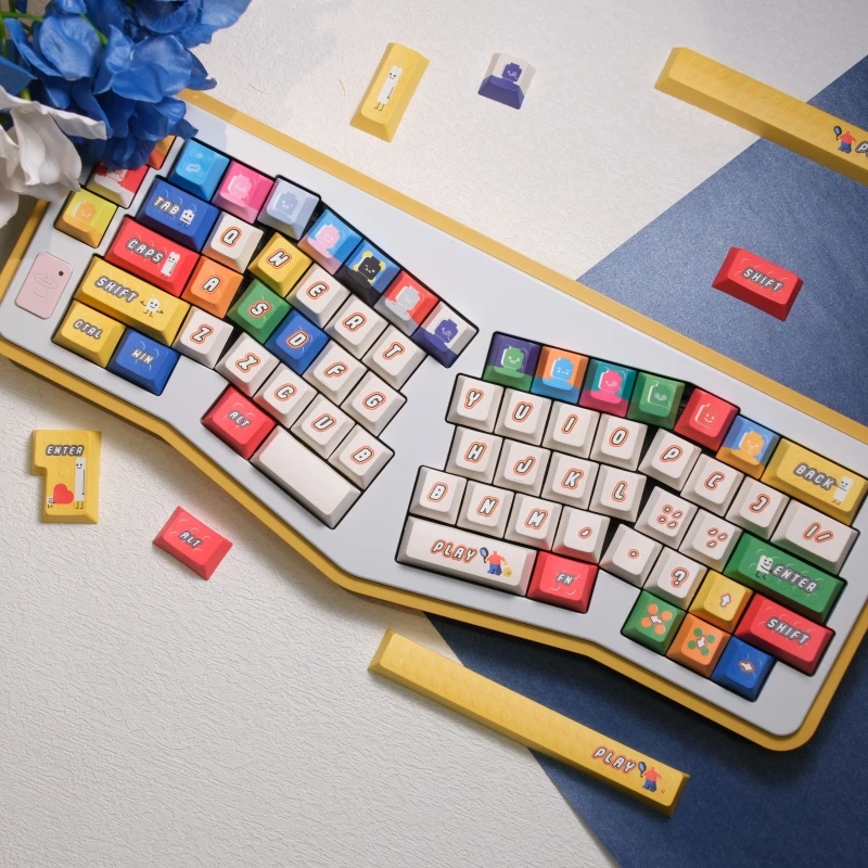 Тематические колпачки для клавиш PLAY GO, оригинальные колпачки для клавиш с боковой гравировкой, прозрачные колпачки для механической клавиатуры из ПБТ по индивидуальному заказу
Тематические колпачки для клавиш PLAY GO, оригинальные колпачки для клавиш с боковой гравировкой, прозрачные колпачки для механической клавиатуры из ПБТ по индивидуальному заказу