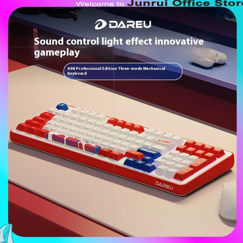 Dareua98 Professional Version Customized Mechanical Keyboard Wireless Bluetooth Three-Mode Gasket Side Engraving Game Office
Dareua98 Professional Version Customized Mechanical Keyboard Wireless Bluetooth Three-Mode Gasket Side Engraving Game Office