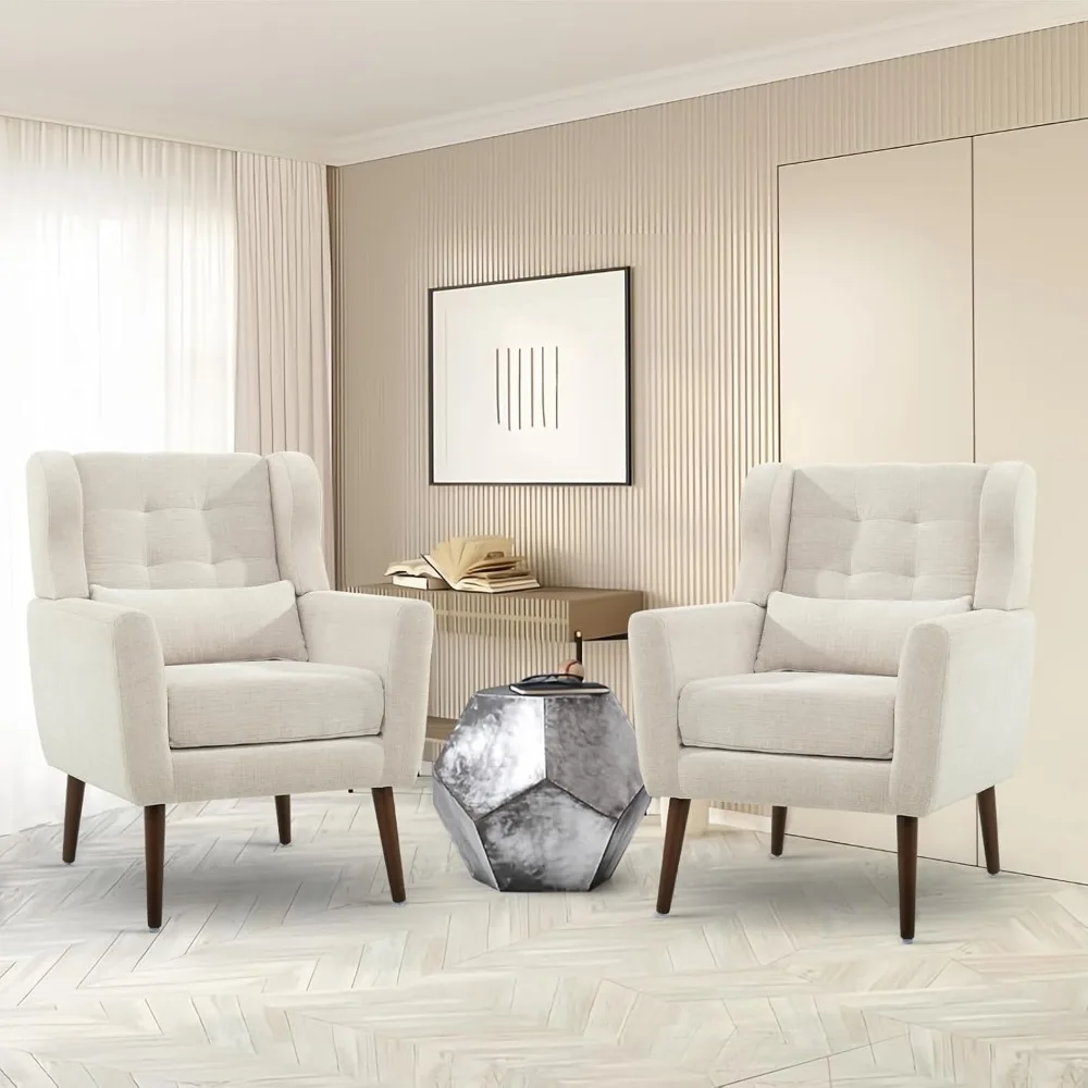 Accent Chairs Set of 2 for Living Room, Chenille Upholstered Mordern Armchair, Comfy Soft Padded Lounge Reading Arm Chair
Accent Chairs Set of 2 for Living Room, Chenille Upholstered Mordern Armchair, Comfy Soft Padded Lounge Reading Arm Chair
