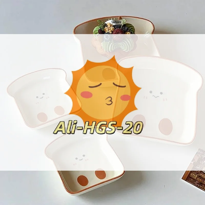 Cartoon Bread Shape Toast Slice Ceramic Plate Cute Tableware for Kids Breakfast Snack Food Serving
Cartoon Bread Shape Toast Slice Ceramic Plate Cute Tableware for Kids Breakfast Snack Food Serving