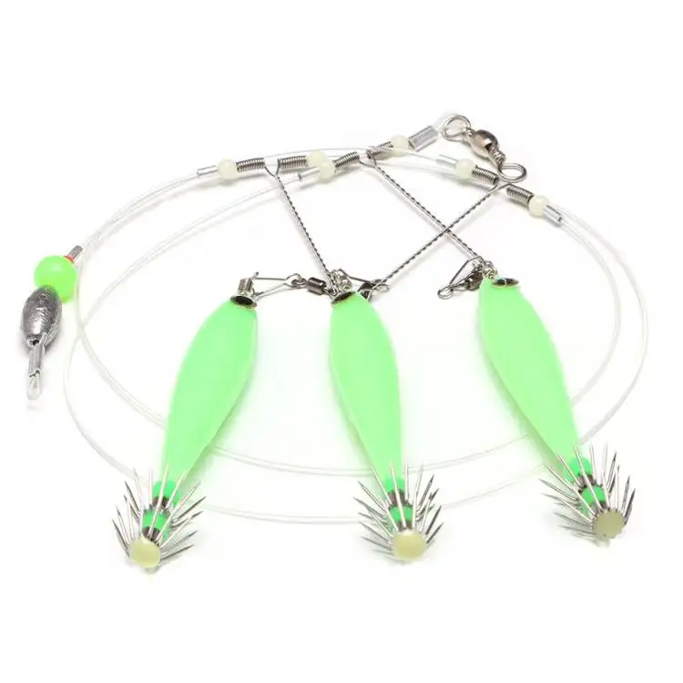Fishing Hooks Glow in the Dark Octopus Sea Slug Fluorescent Wooden Shrimp Eight Legged Anchor Hook Three Fly Sailing Man Hook
Fishing Hooks Glow in the Dark Octopus Sea Slug Fluorescent Wooden Shrimp Eight Legged Anchor Hook Three Fly Sailing Man Hook