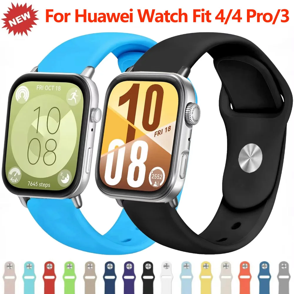 Silicone Strap for Huawei Watch Fit 4/Pro/3 Smart Watch Sport Bracelet for Huawei Watch Fit 4 Replaceable Wristband Accessories
Silicone Strap for Huawei Watch Fit 4/Pro/3 Smart Watch Sport Bracelet for Huawei Watch Fit 4 Replaceable Wristband Accessories