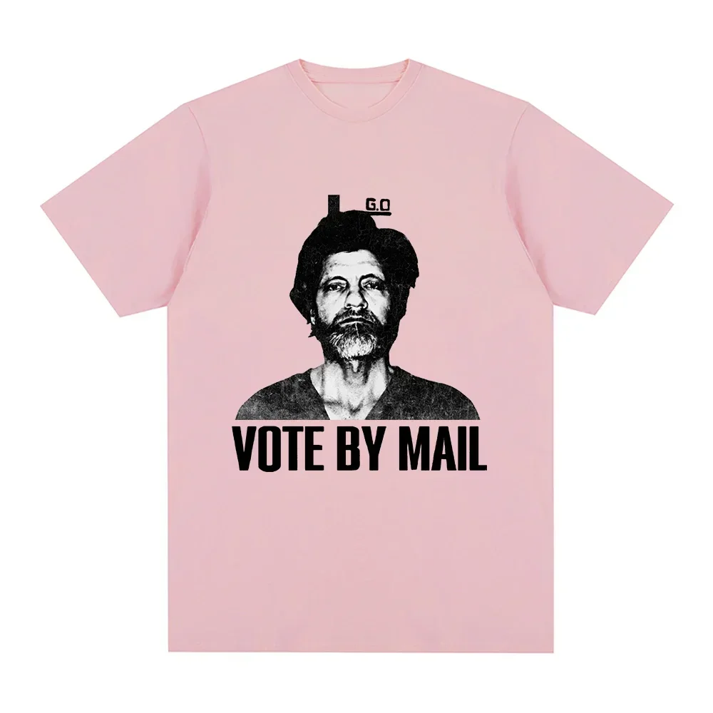 Модная женская футболка с надписью «Vote By Mail», Тед какински, узор Харадзюку, высококачественная повседневная Винтажная футболка, Топ
Модная женская футболка с надписью «Vote By Mail», Тед какински, узор Харадзюку, высококачественная повседневная Винтажная футболка, Топ