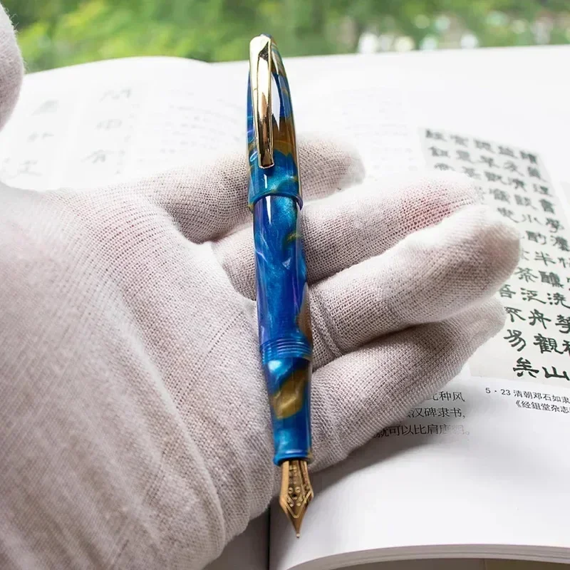 New New FINCH STATIONERY A108 resin Fountain pen EF F 0.38mm nibs unique Writing pen for girls students office supplies statione
New New FINCH STATIONERY A108 resin Fountain pen EF F 0.38mm nibs unique Writing pen for girls students office supplies statione
