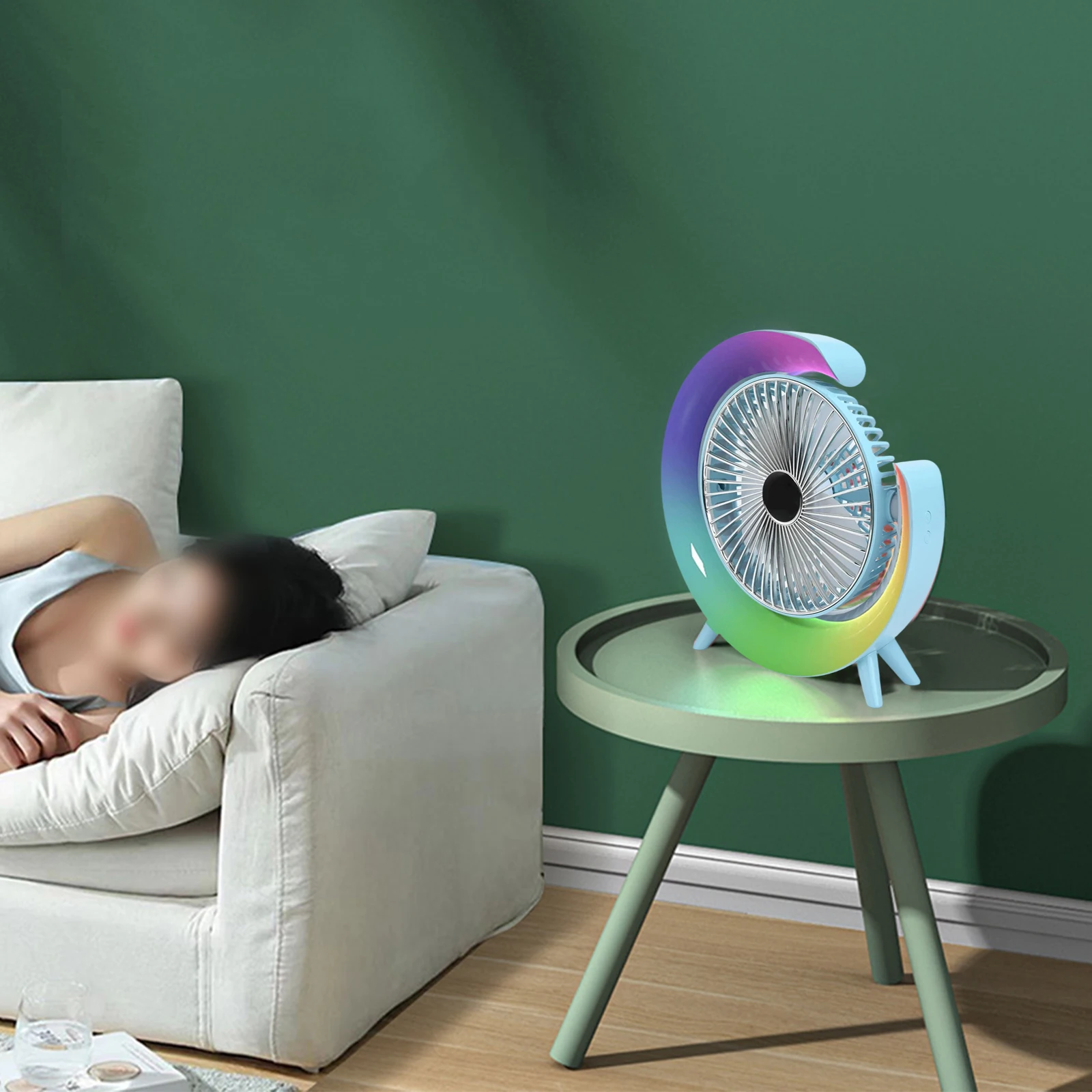 Multi Functional Rechargeable Fan with Unique LED Lighting Modes Designed to Provide Comfort in Any Environment
Multi Functional Rechargeable Fan with Unique LED Lighting Modes Designed to Provide Comfort in Any Environment