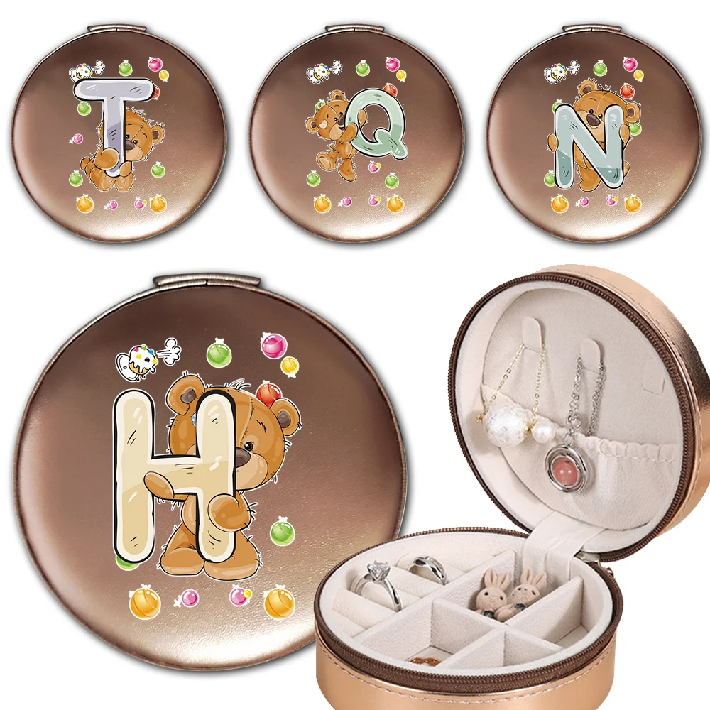 Pu Jewelry Storage Case Women Portable Jewelry Organizer With Zipper Necklaces Earrings Rings Display Travel Bear Letter Pattern
Pu Jewelry Storage Case Women Portable Jewelry Organizer With Zipper Necklaces Earrings Rings Display Travel Bear Letter Pattern