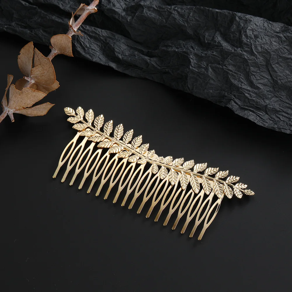 Elegant Gold Two-Leaf Hair Clip, Fashionable New Arrival Styling Comb
Elegant Gold Two-Leaf Hair Clip, Fashionable New Arrival Styling Comb