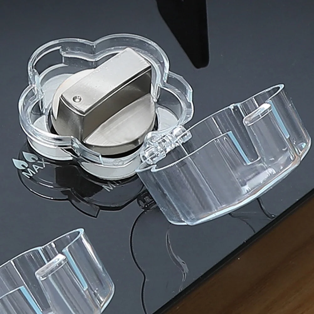 4 pcs Stove Knob Covers Clear Gas Cooker Switch Guards Baby Safety Plastic Kitchen Home Proofing Child Protection
4 pcs Stove Knob Covers Clear Gas Cooker Switch Guards Baby Safety Plastic Kitchen Home Proofing Child Protection