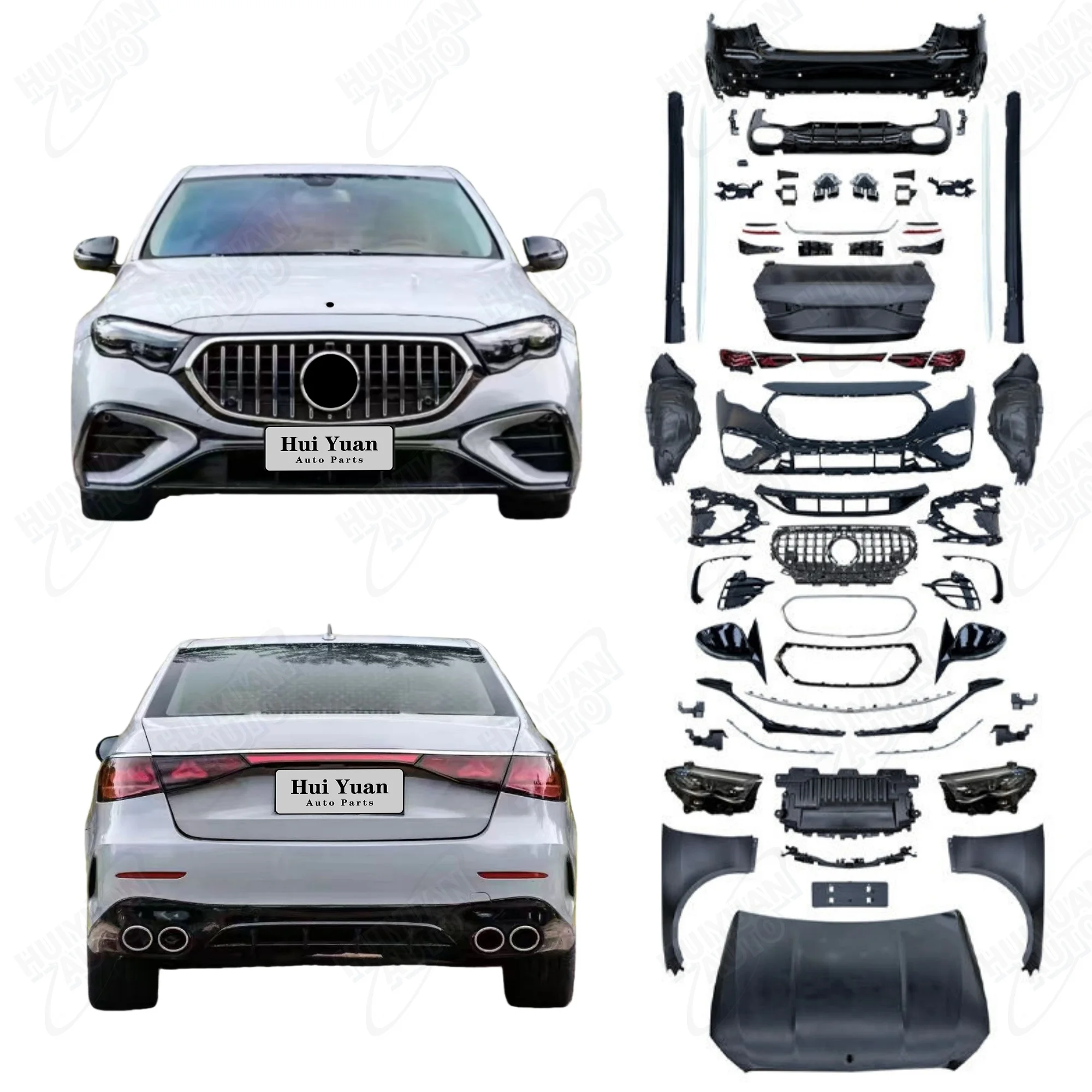 Perfect Fitment for E-class W212 Upgrade to W214 E53 Body Kits Hood Fender Trunk Lid Headlights Taillights Bumper Quality
Perfect Fitment for E-class W212 Upgrade to W214 E53 Body Kits Hood Fender Trunk Lid Headlights Taillights Bumper Quality