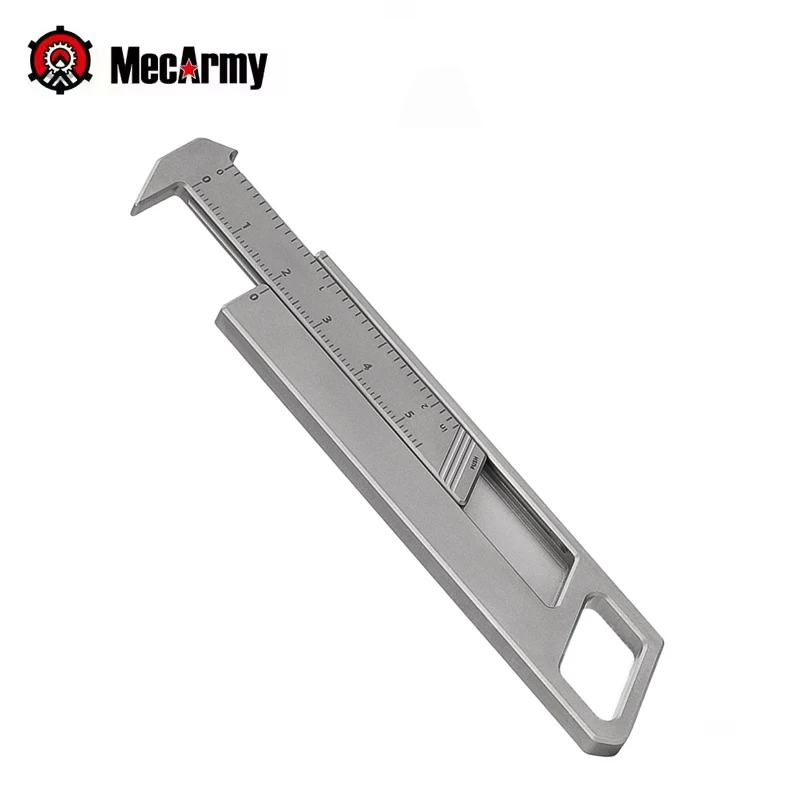 MecArmy RU01 Minimalist Zeroscrew Tech Titanium Caliper Portable Outdoor Tools Caliper Measuring Tool EDC Caliper
MecArmy RU01 Minimalist Zeroscrew Tech Titanium Caliper Portable Outdoor Tools Caliper Measuring Tool EDC Caliper