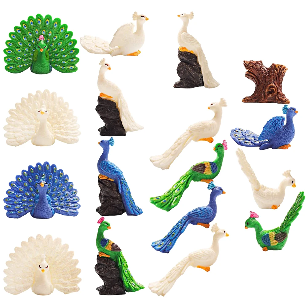 17 Garden Peacock Statues Miniature Resin Figurines Lightweight Durable Bonsai Decor Micro Landscape Ornaments
17 Garden Peacock Statues Miniature Resin Figurines Lightweight Durable Bonsai Decor Micro Landscape Ornaments