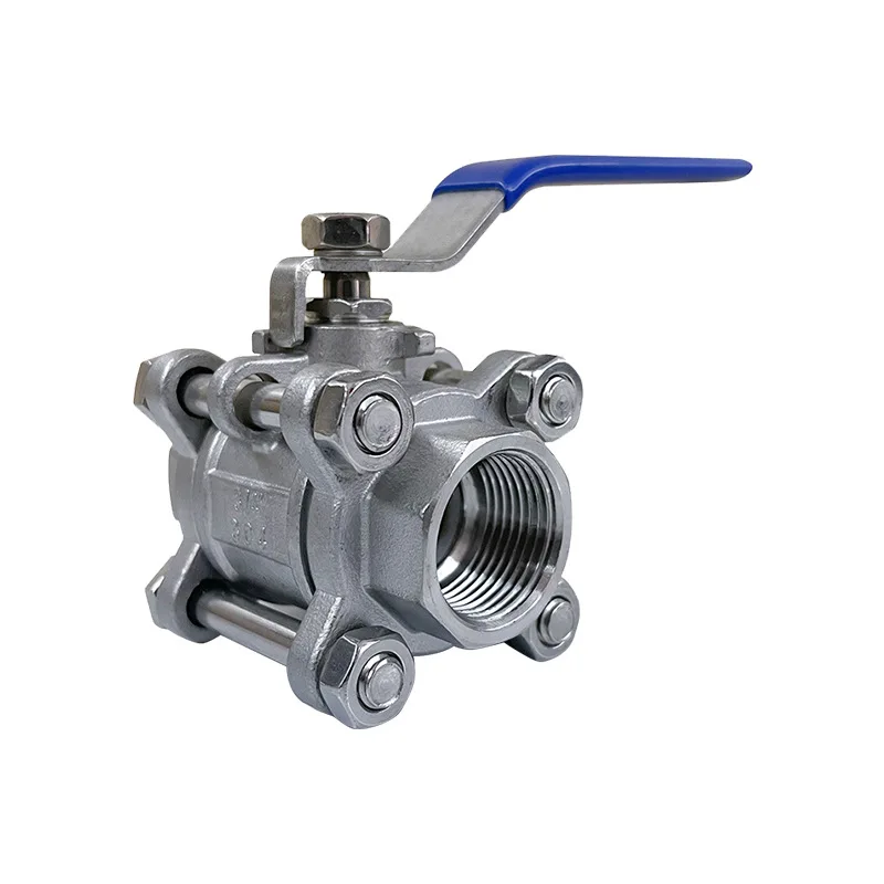 304 Three-Piece Forged Steel Ball Valve 316 Internal Thread Stainless Steel Screw Buckle Ball Valve Full Pass
304 Three-Piece Forged Steel Ball Valve 316 Internal Thread Stainless Steel Screw Buckle Ball Valve Full Pass