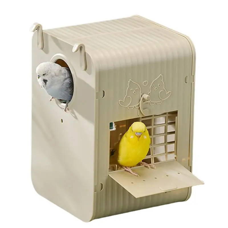 Cockatiel Nesting Box Parakeet House Visual Spacious Parrot Shelter Built-in Ladder For Nature Conservation Sparrow Feeding
Cockatiel Nesting Box Parakeet House Visual Spacious Parrot Shelter Built-in Ladder For Nature Conservation Sparrow Feeding