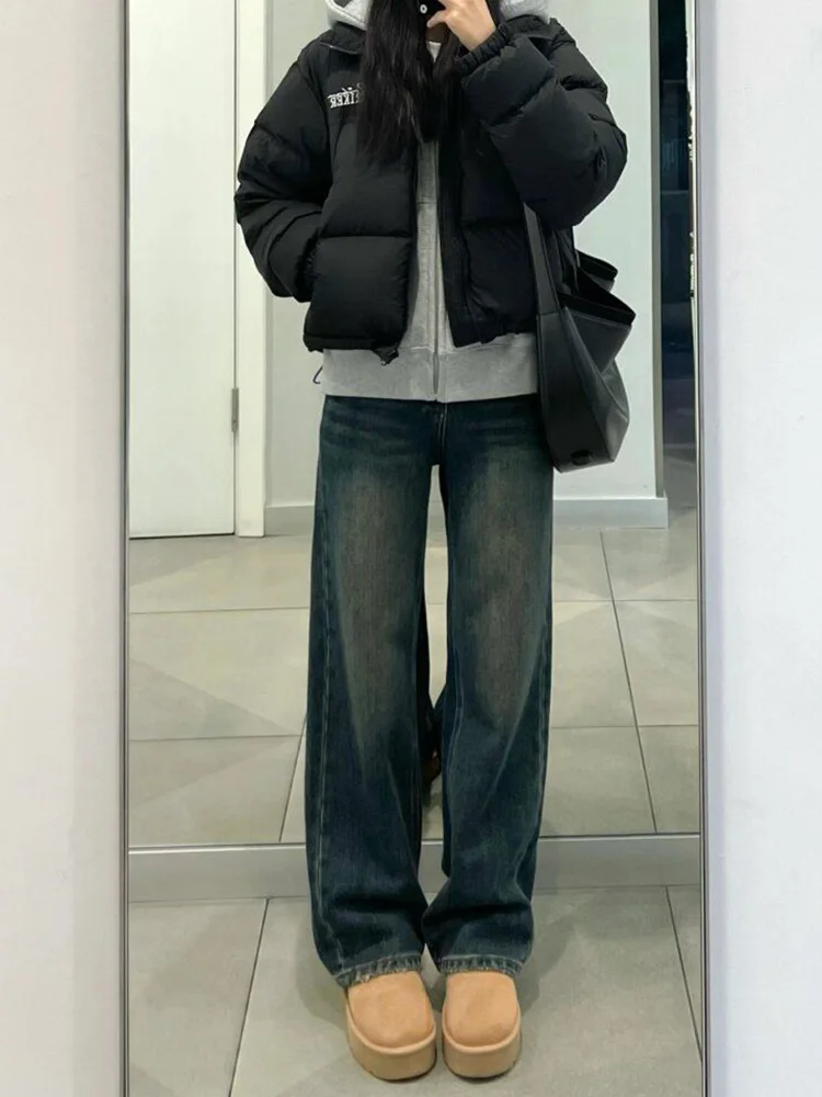 Синие прямые джинсы для женщин, зимние, новые, с высокой талией, свободные, утягивающие, узкого кроя, широкие брюки, длинные, для повседневной носки
Синие прямые джинсы для женщин, зимние, новые, с высокой талией, свободные, утягивающие, узкого кроя, широкие брюки, длинные, для повседневной носки