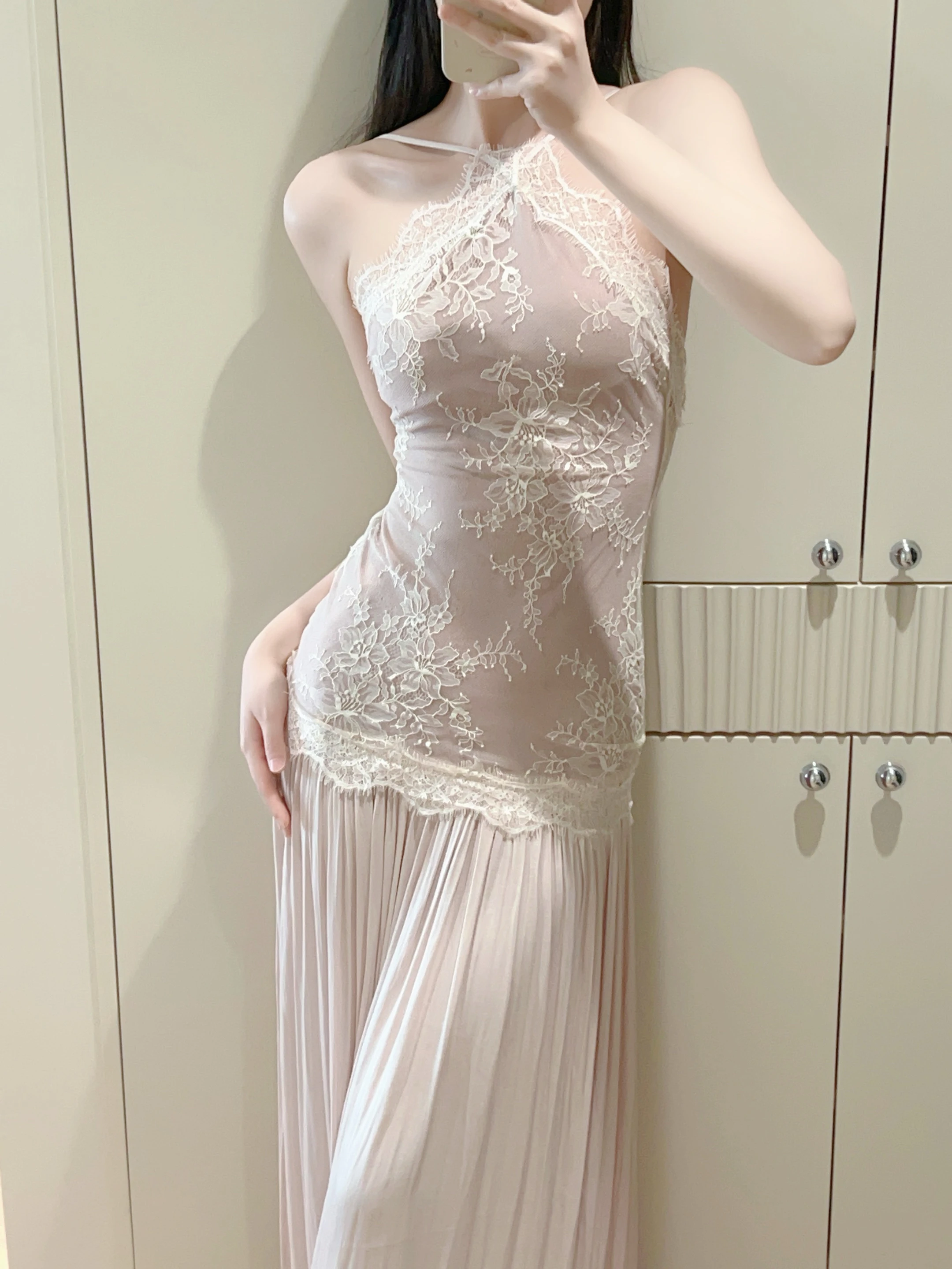 Элегантное кружевное платье с бретелями и вставками, женское, класса люкс, с эффектом утяжки талии, длинное, для свадьбы/вечеринки
Элегантное кружевное платье с бретелями и вставками, женское, класса люкс, с эффектом утяжки талии, длинное, для свадьбы/вечеринки