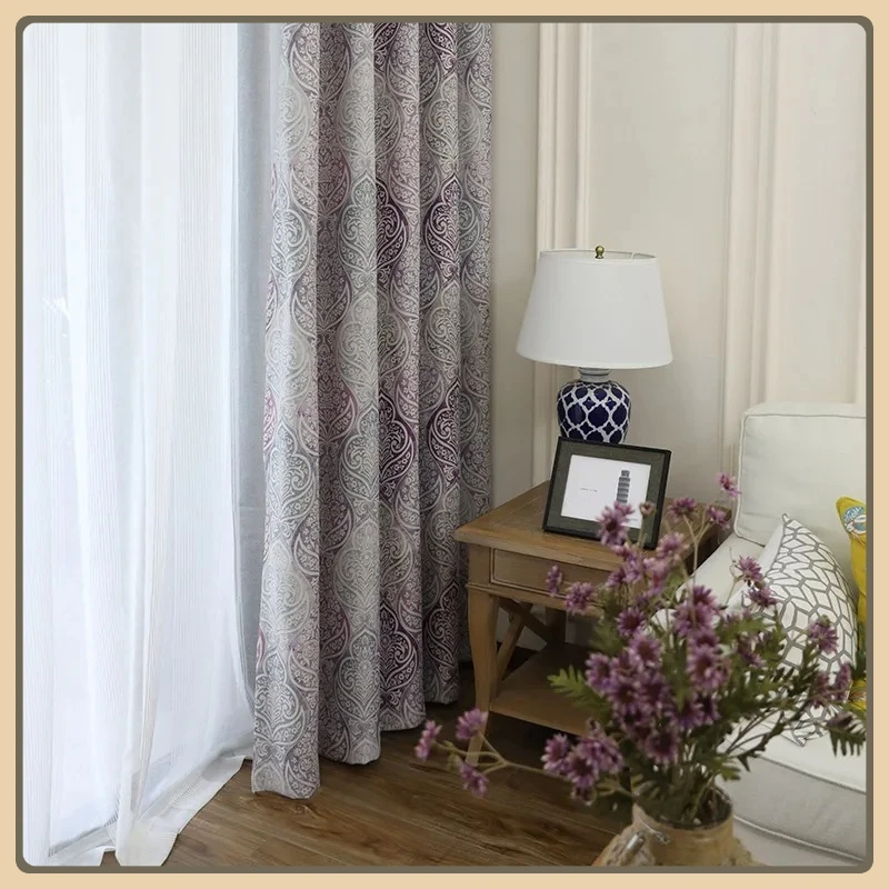 Luxury Vintage Printed Curtains for Living Room Bedroom Baroque Windows Blackout Curtain European Modern Fashion Simple Decor
Luxury Vintage Printed Curtains for Living Room Bedroom Baroque Windows Blackout Curtain European Modern Fashion Simple Decor