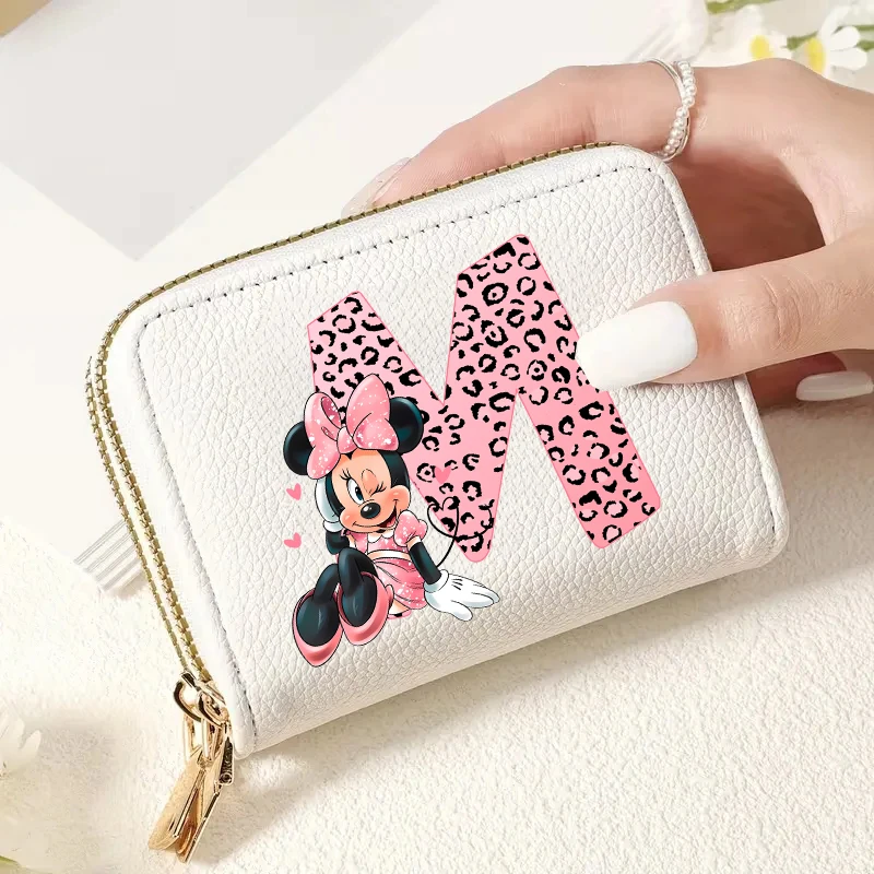 Mickey Minnie 26 Letters Womens Credit Card Holder Wallet Fashionable Double-Zipper multi-slot Credit Card Coin Wallet for Women
Mickey Minnie 26 Letters Womens Credit Card Holder Wallet Fashionable Double-Zipper multi-slot Credit Card Coin Wallet for Women