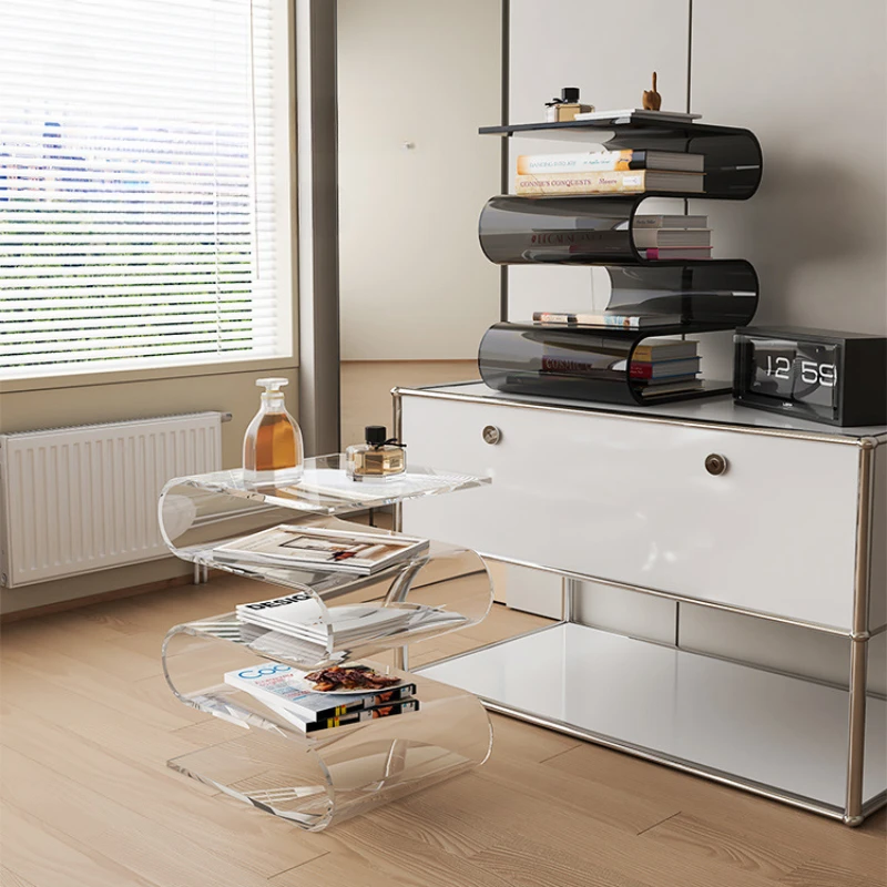 Acrylic Cube Bookshelf Modular Storage Shelf for Living Room Creative Side Table Modern Magazine Display Furniture for Sofa
Acrylic Cube Bookshelf Modular Storage Shelf for Living Room Creative Side Table Modern Magazine Display Furniture for Sofa