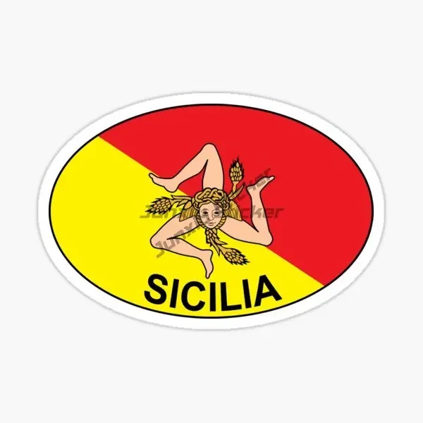 Sicilia Flag Map Creative PVC Car Sticker for Decorate Car Van Window Decal Accessories
Sicilia Flag Map Creative PVC Car Sticker for Decorate Car Van Window Decal Accessories
