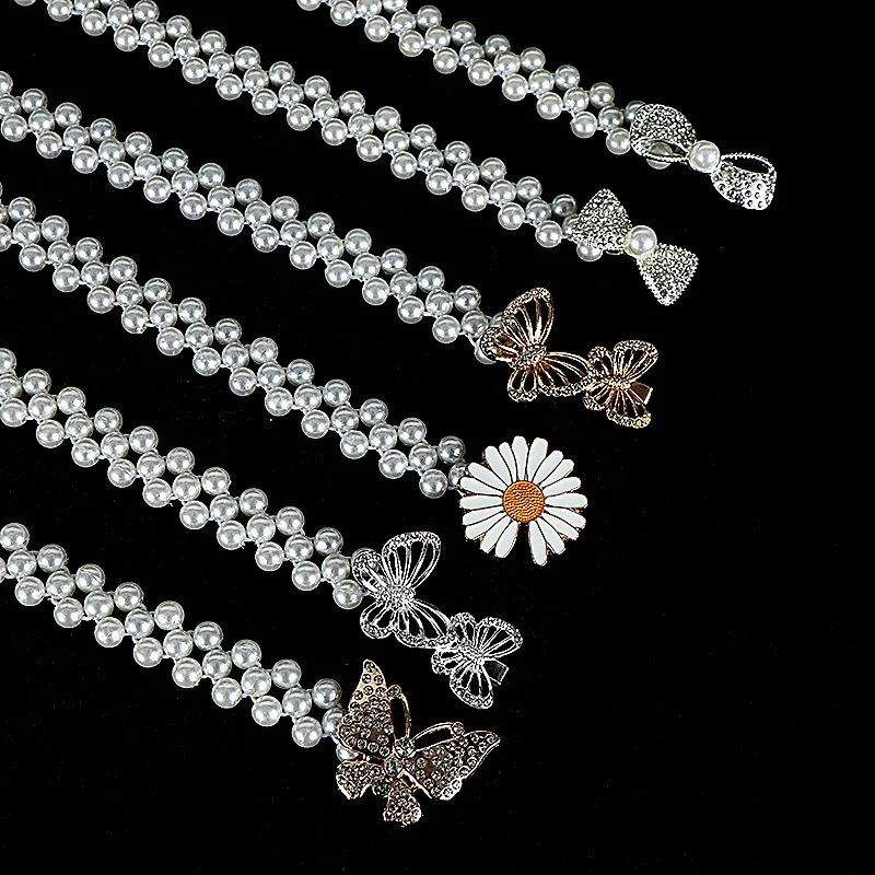 Pearl Waist Chain Women Elegant Dress Belt Korean Fashion Stretch Crystal
Pearl Waist Chain Women Elegant Dress Belt Korean Fashion Stretch Crystal
