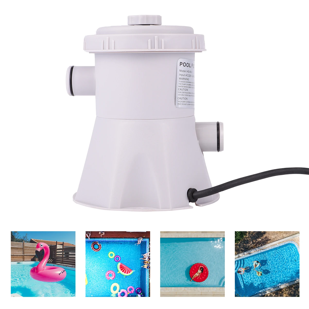 1pc Swimming Filter Pump 630 Electric Circulation Pump for Pool Cleaner Practical Easy Install Suitable Most Pools
1pc Swimming Filter Pump 630 Electric Circulation Pump for Pool Cleaner Practical Easy Install Suitable Most Pools