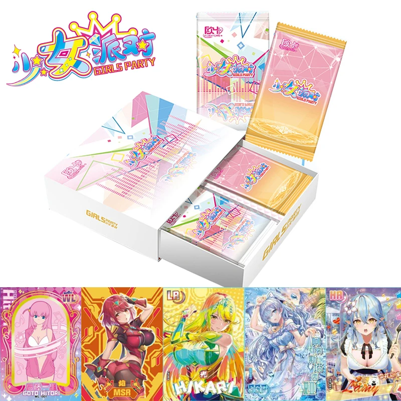 Original Girls Party Series Peripheral Anime Goddess Swimsuit Feast Super Limit Hidden YC Private Room Cards Children Toys Gift
Original Girls Party Series Peripheral Anime Goddess Swimsuit Feast Super Limit Hidden YC Private Room Cards Children Toys Gift