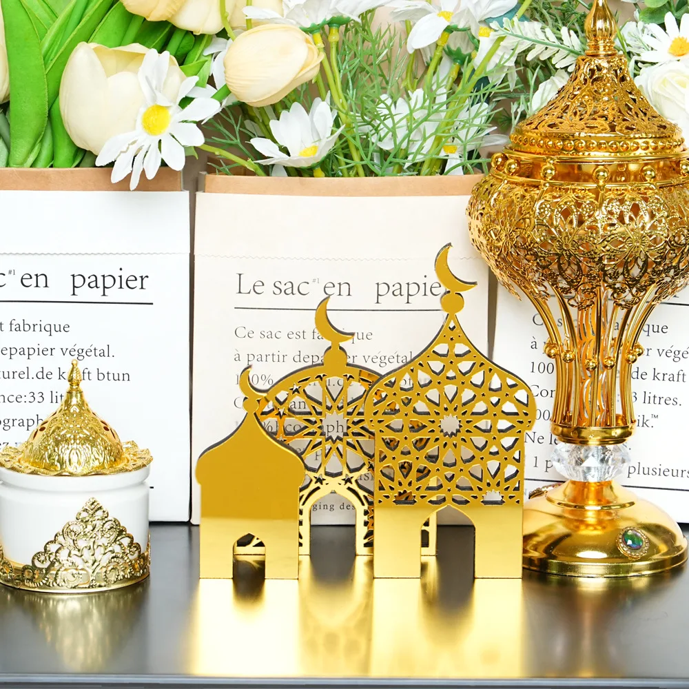 Eid Mubarak Desktop Ornament 3pcs Temple Shaped Acrylic Figurine Muslim Ramadan Festival Home Decoration Accessories 2026 New
Eid Mubarak Desktop Ornament 3pcs Temple Shaped Acrylic Figurine Muslim Ramadan Festival Home Decoration Accessories 2026 New