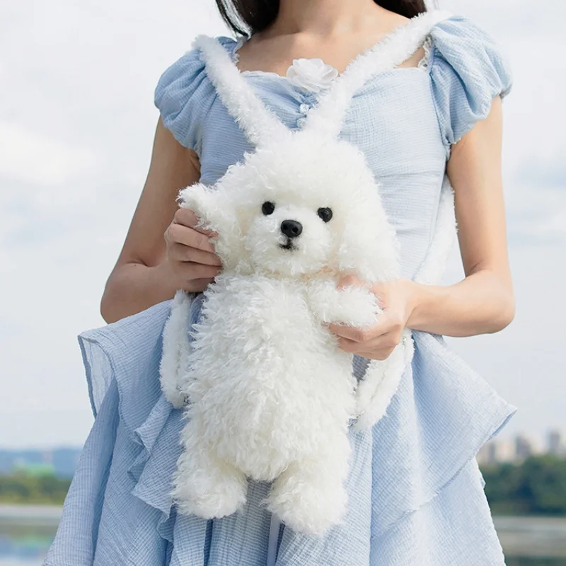 Cute Teddy Dog Backpacks Stuffed Animal Poodle Bag Girls Shoulders Bags Plush Student Schoolbags Puppy Toys Birthday Gift
Cute Teddy Dog Backpacks Stuffed Animal Poodle Bag Girls Shoulders Bags Plush Student Schoolbags Puppy Toys Birthday Gift