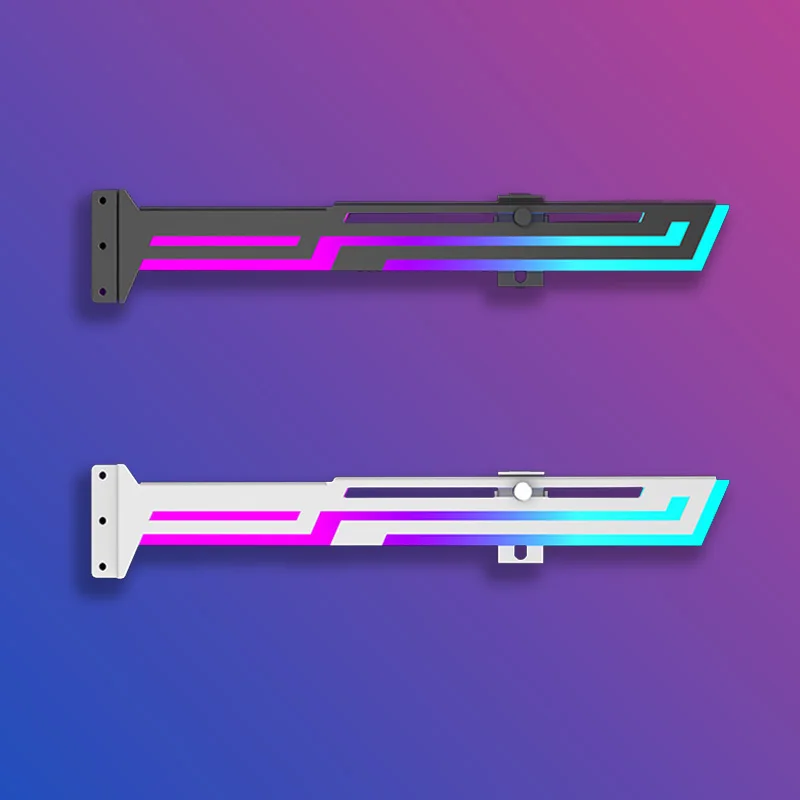 3PIN Graphics Card GPU Bracket with Built-in 5V ARGB Strip, Length and Height Adjustable, Stable Support & Anti-Deformation
3PIN Graphics Card GPU Bracket with Built-in 5V ARGB Strip, Length and Height Adjustable, Stable Support & Anti-Deformation