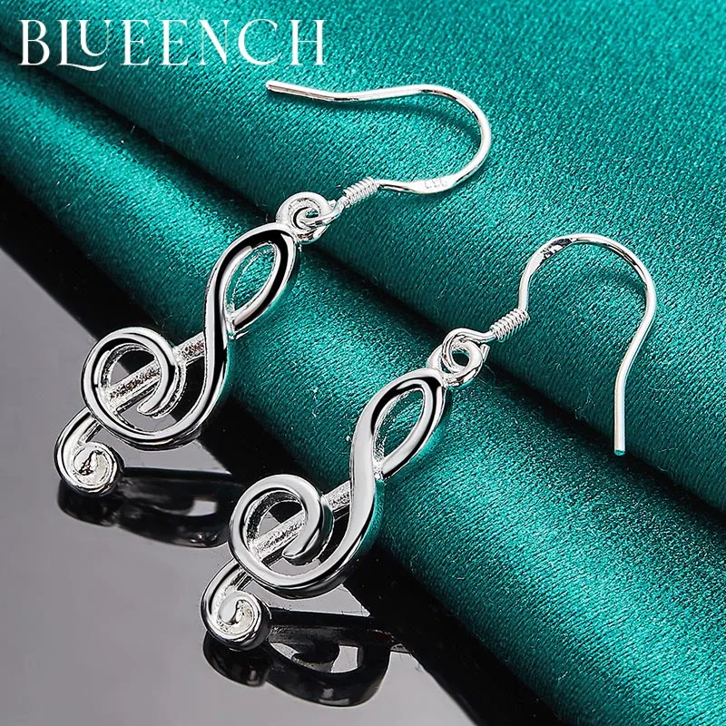 Blueench 925 Sterling Silver Music Symbol Pendant Earrings for Women Engagement Wedding Party Personality Fashion Charm Jewelry
Blueench 925 Sterling Silver Music Symbol Pendant Earrings for Women Engagement Wedding Party Personality Fashion Charm Jewelry