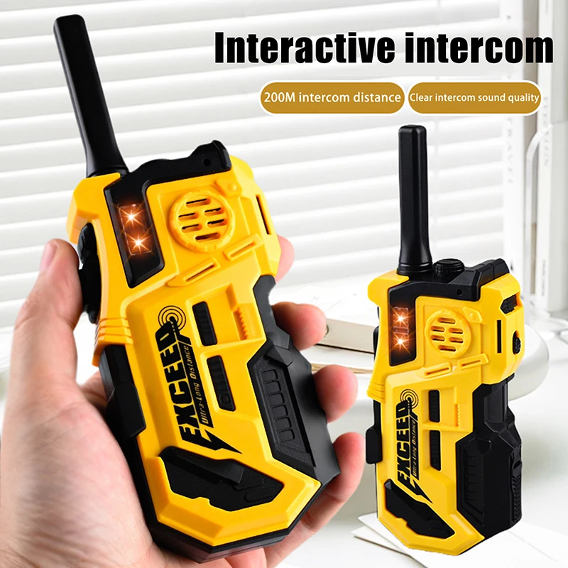 2Pcs Kids Channels 2 Way Radio Toy With Light For Outdoor Sports Camping Climbing Walkie Talkies Long Range Talkies Toys
2Pcs Kids Channels 2 Way Radio Toy With Light For Outdoor Sports Camping Climbing Walkie Talkies Long Range Talkies Toys