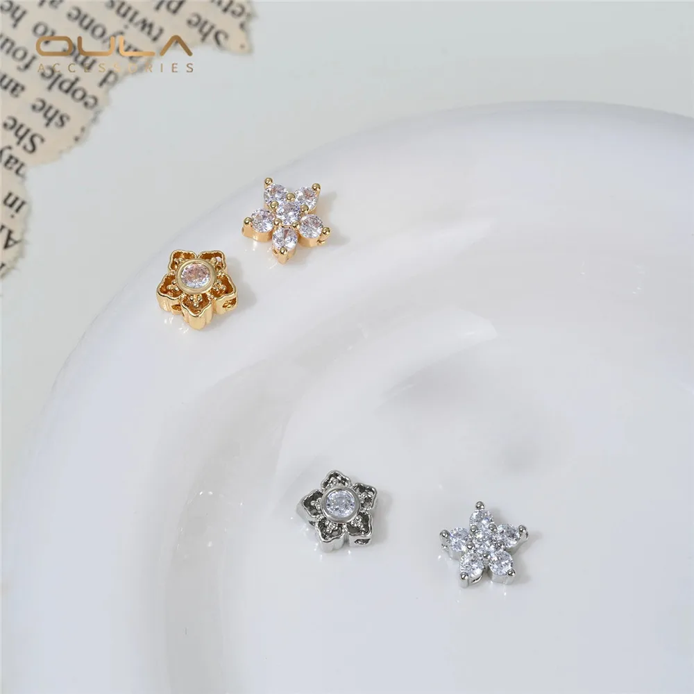1PCS 14K Gold-encrusted Zircon Flower Porous Bead Handcrafted Crystal, Diy Pearl Jewelry Accessory Material
1PCS 14K Gold-encrusted Zircon Flower Porous Bead Handcrafted Crystal, Diy Pearl Jewelry Accessory Material