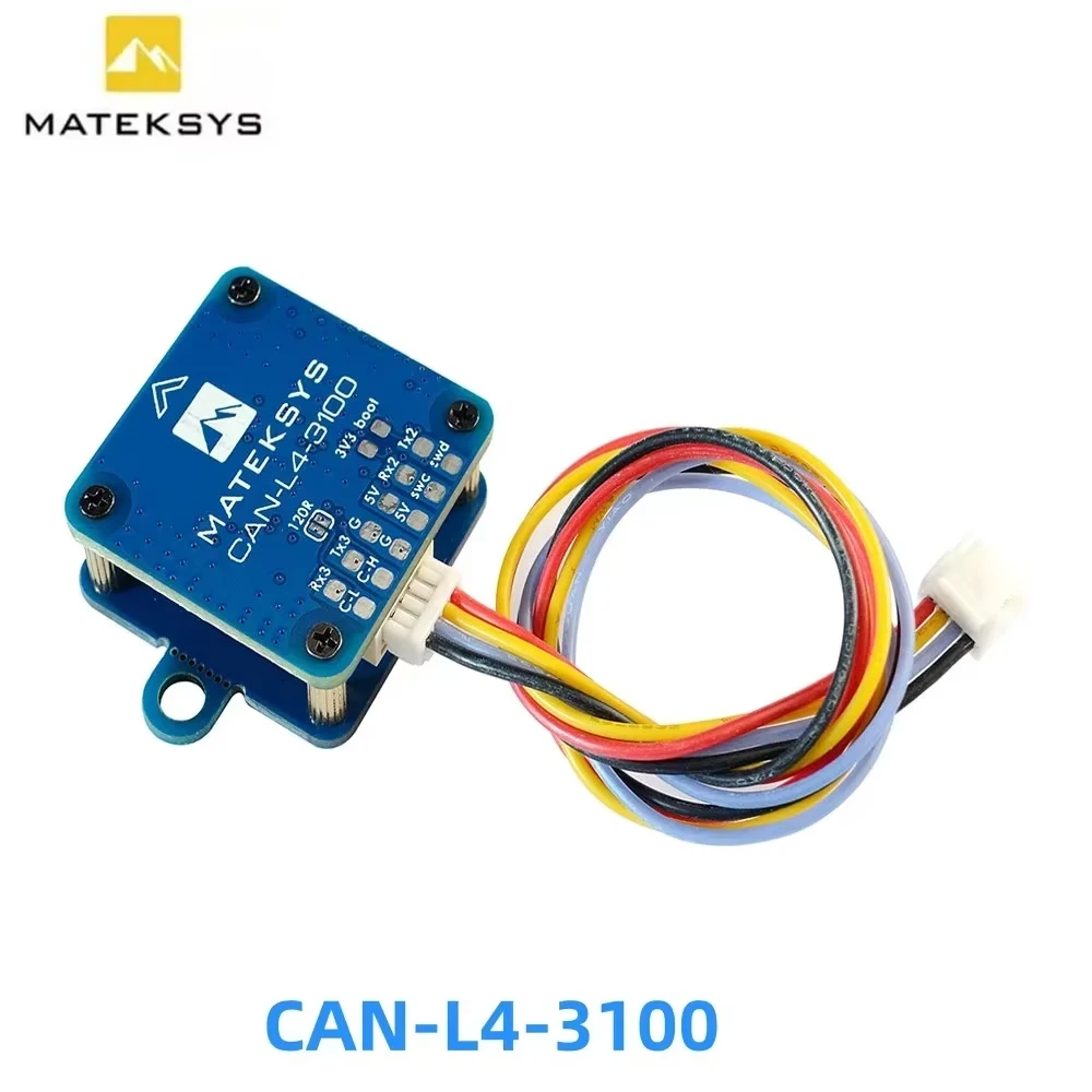 MATEKSYS Matek CAN-L4-3100 Magnetometer RM3100 GPS Geomagnetic Sensor 6g High Resolution /Strong Signal Anti-interference
MATEKSYS Matek CAN-L4-3100 Magnetometer RM3100 GPS Geomagnetic Sensor 6g High Resolution /Strong Signal Anti-interference