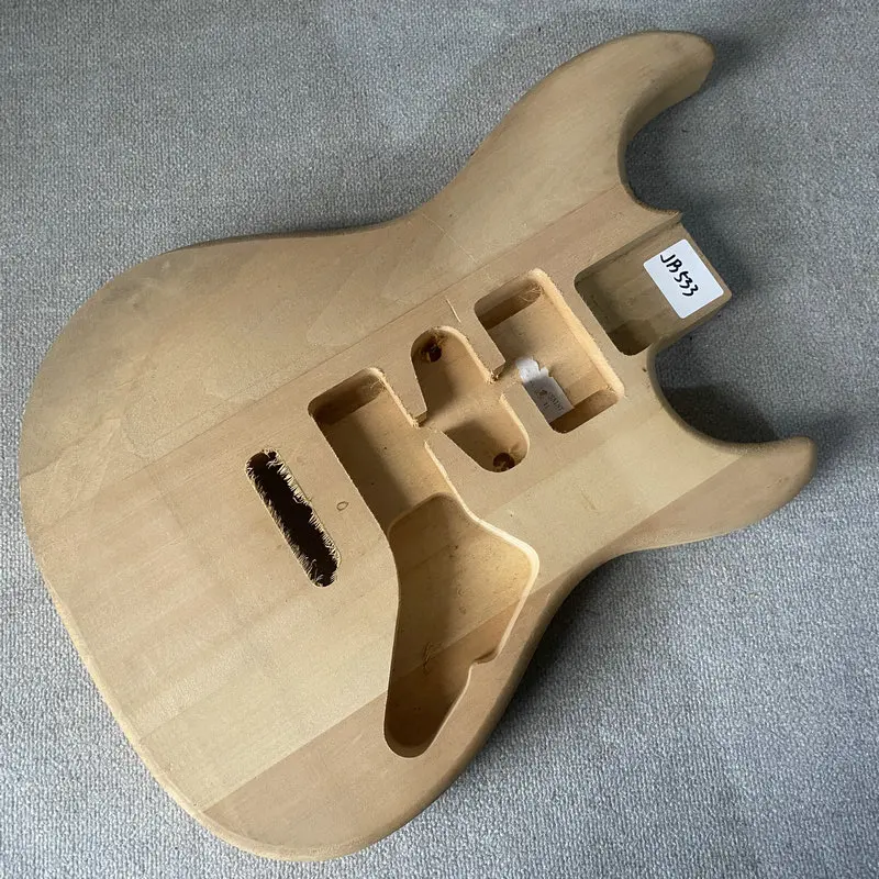 JB533 Solid Basswood 6 String ST Electric Guitar Body HSH Pickups Tremolo Bridge No Paints Unfinished DIY And Replace Parts
JB533 Solid Basswood 6 String ST Electric Guitar Body HSH Pickups Tremolo Bridge No Paints Unfinished DIY And Replace Parts