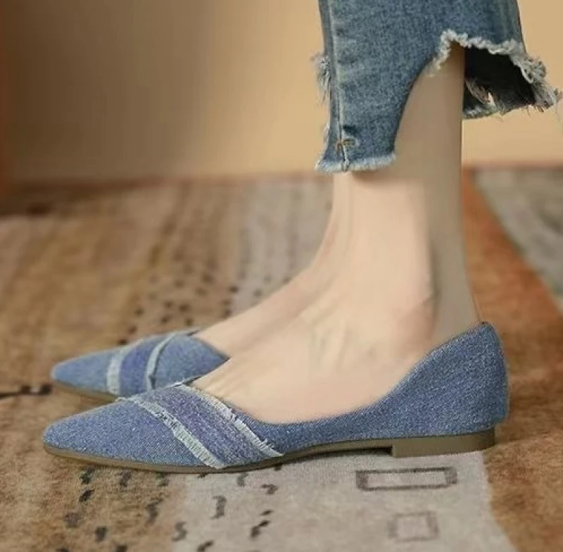 2024 NEW Comfort Women's Shoes Spring and Autumn Fashion Knitted Breathable Non Slip Pointed Flat Shoes Spring Summer Fashion 40
2024 NEW Comfort Women's Shoes Spring and Autumn Fashion Knitted Breathable Non Slip Pointed Flat Shoes Spring Summer Fashion 40