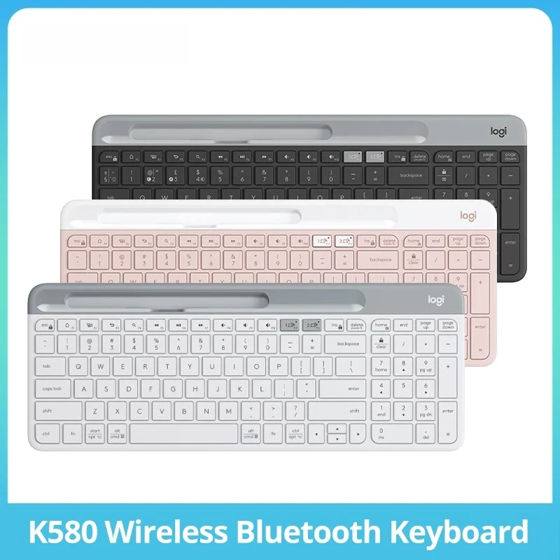Тонкая беспроводная клавиатура Logitech K580 — Bluetooth с несколькими устройствами для ПК, ноутбука, планшета, телефона iPad | Компактный портативный бесшумный материал
Тонкая беспроводная клавиатура Logitech K580 — Bluetooth с несколькими устройствами для ПК, ноутбука, планшета, телефона iPad | Компактный портативный бесшумный материал