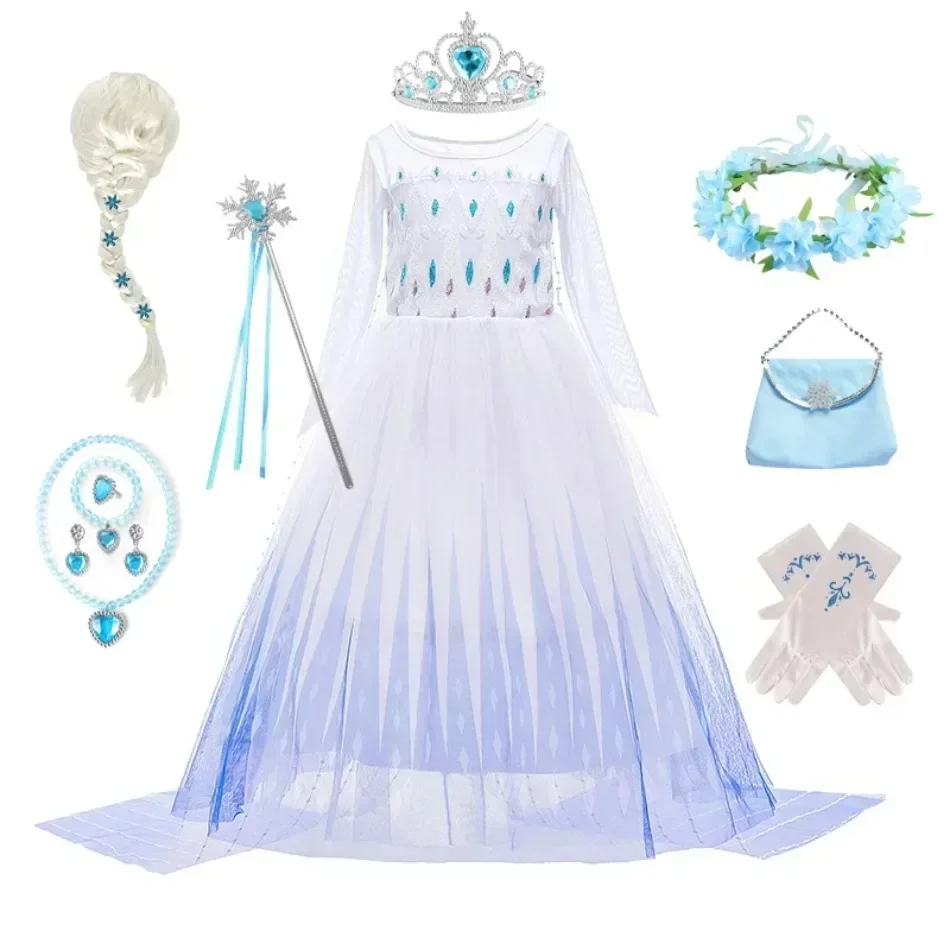 Baby Girl Dresses for Girls Elsa Princess Dress Snow Queen Elsa Costume Bling Synthetic Crystal Bodice Party Dress Kids Clothing
Baby Girl Dresses for Girls Elsa Princess Dress Snow Queen Elsa Costume Bling Synthetic Crystal Bodice Party Dress Kids Clothing