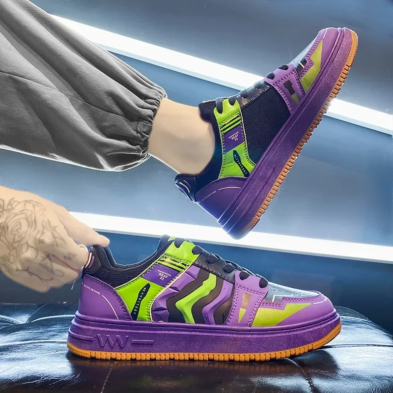 Men Anime Shoes EVA 01 Cosplay Purple Sneakers Low Top Comfortable Breathable Casual Shoes
Men Anime Shoes EVA 01 Cosplay Purple Sneakers Low Top Comfortable Breathable Casual Shoes