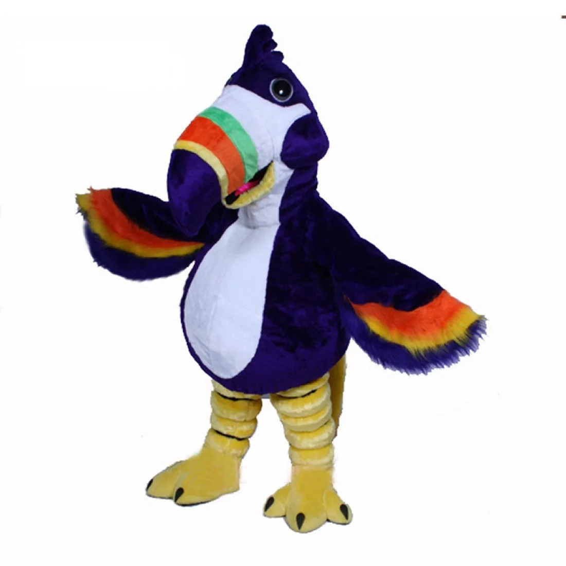Toucan Bird Mascot Costume Custom Delux Quality Cartoon Bird Theme Mascotte Fancy Dress Kits for Holiday Carnival College Sports
Toucan Bird Mascot Costume Custom Delux Quality Cartoon Bird Theme Mascotte Fancy Dress Kits for Holiday Carnival College Sports