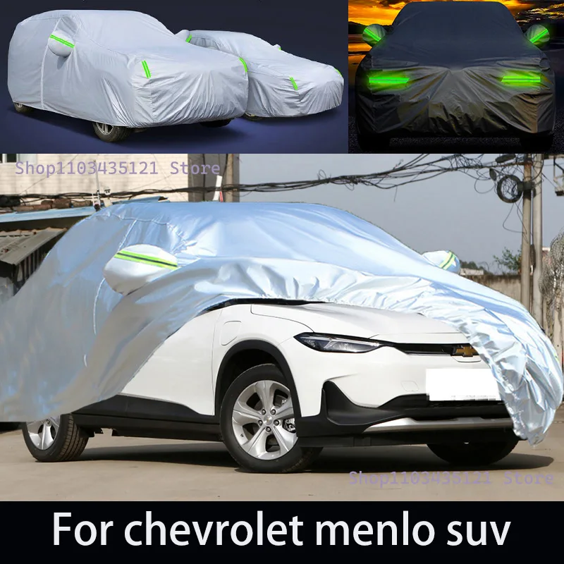 For chevrolet menlo suv Outdoor Protection Full Car Covers Snow Cover Sunshade Waterproof Dustproof Exterior Car accessories
For chevrolet menlo suv Outdoor Protection Full Car Covers Snow Cover Sunshade Waterproof Dustproof Exterior Car accessories